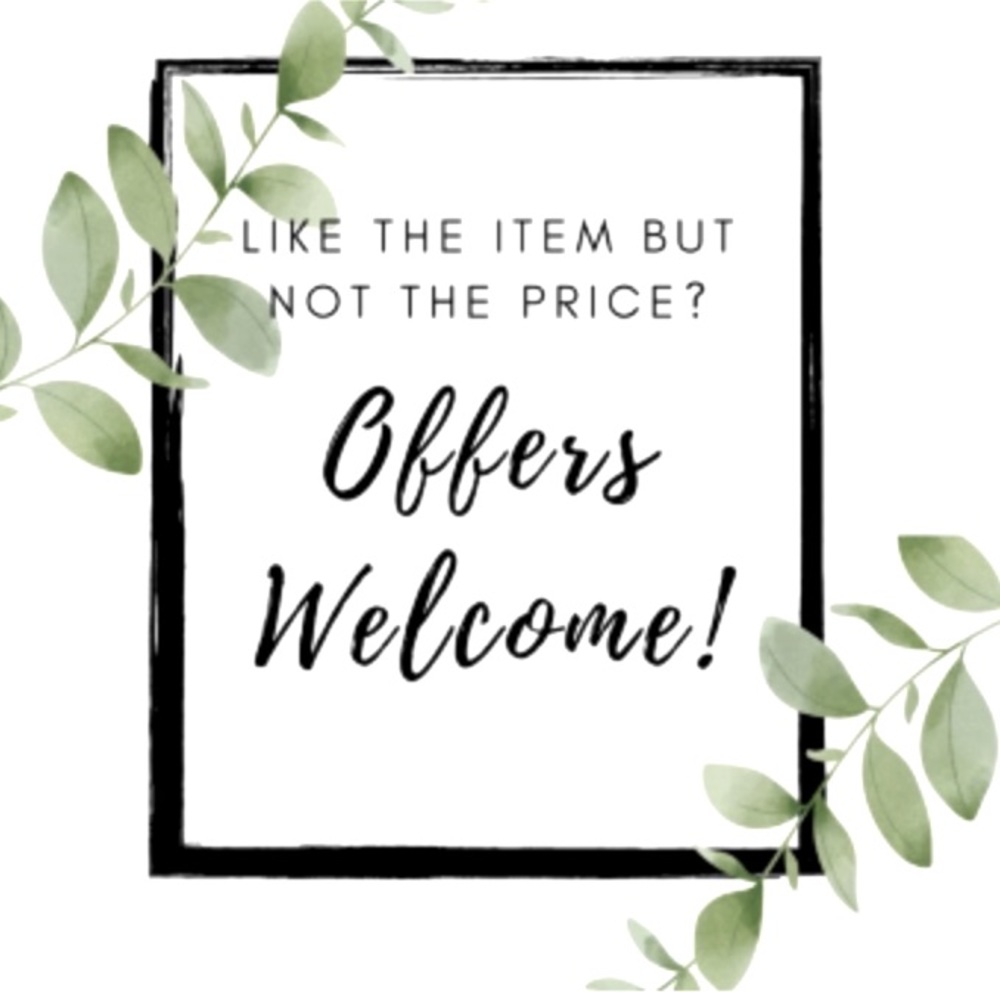 Offers welcome!! 💗